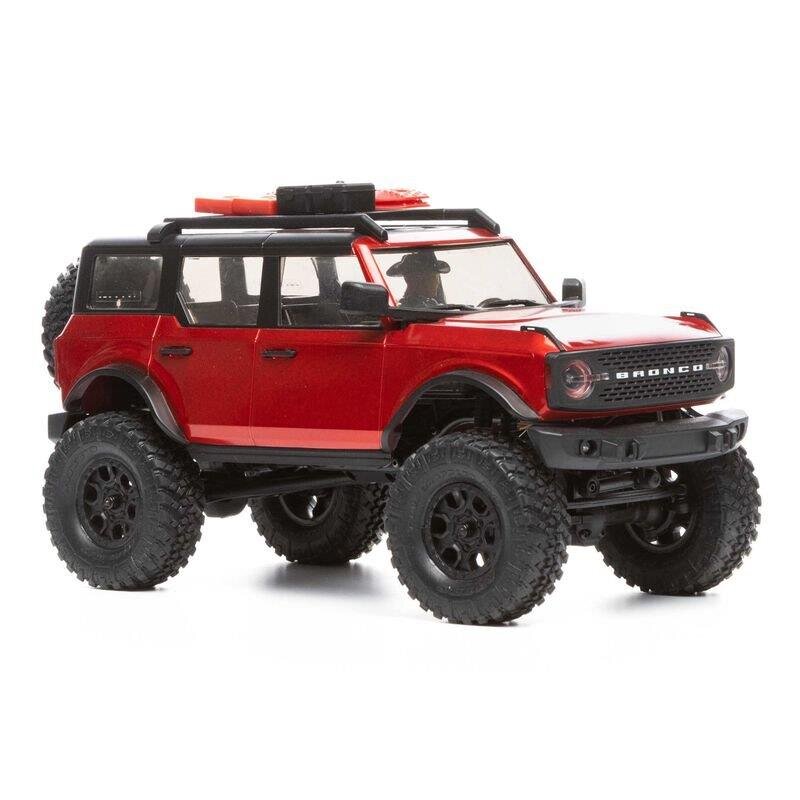 AXIAL SCX24 2021 Ford Bronco 4WD Truck Brushed RTR 1/24 Röd - 4