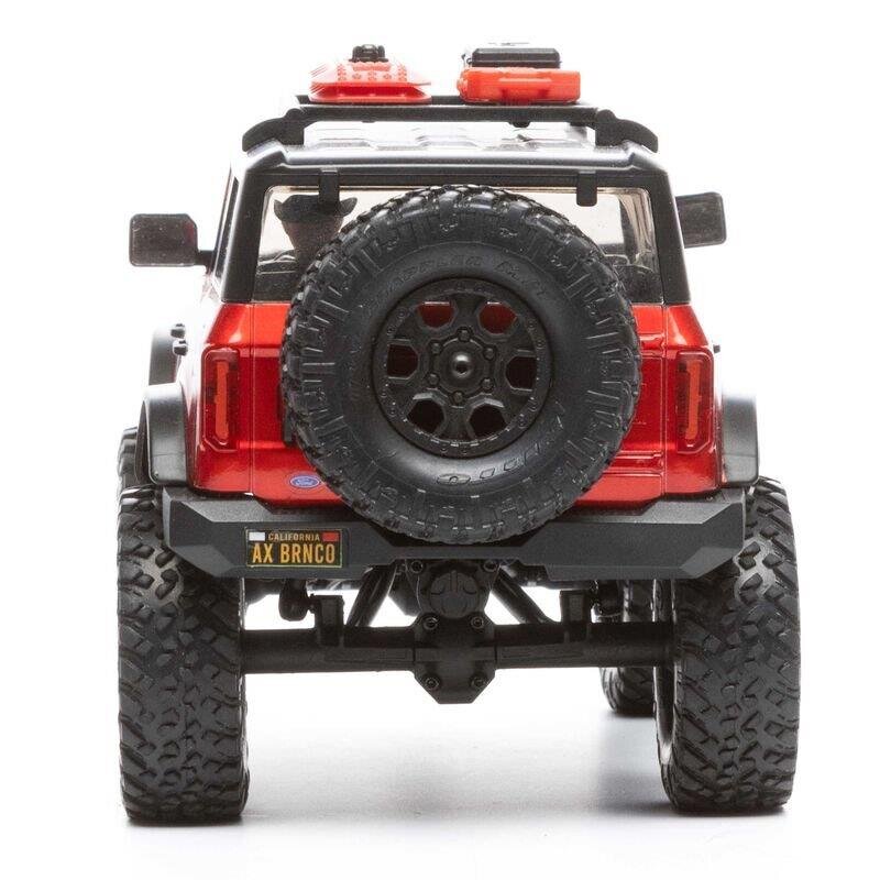 AXIAL SCX24 2021 Ford Bronco 4WD Truck Brushed RTR 1/24 Röd - 18