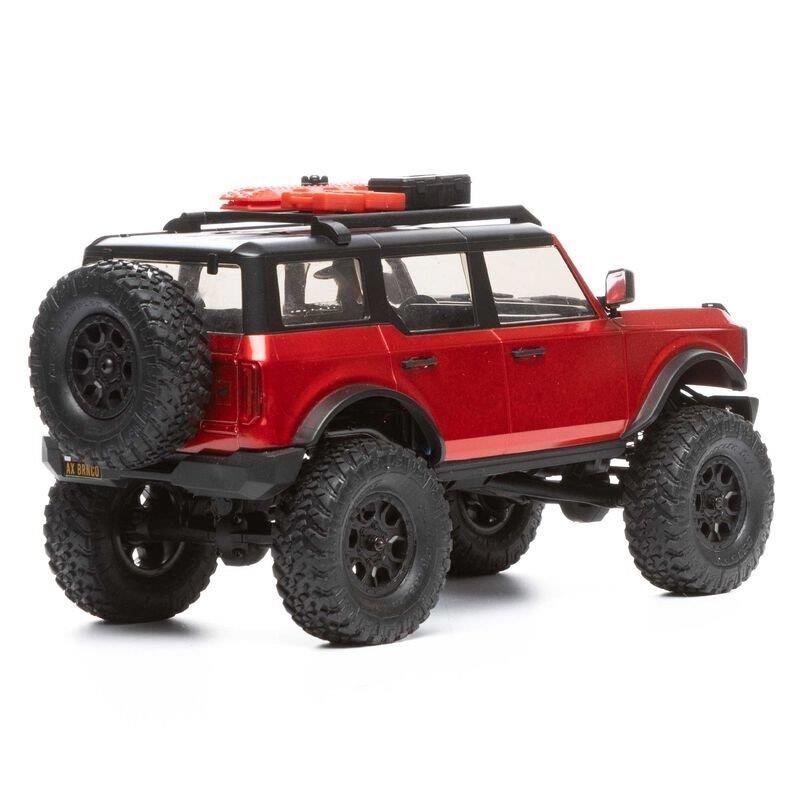 AXIAL SCX24 2021 Ford Bronco 4WD Truck Brushed RTR 1/24 Röd - 19