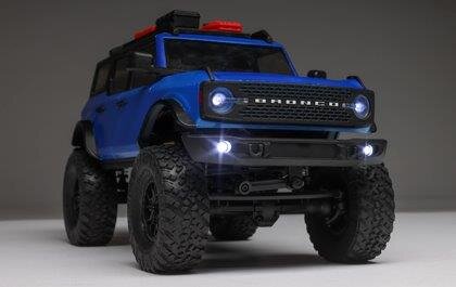 AXIAL SCX24 2021 Ford Bronco 4WD Truck Brushed RTR 1/24 Röd - 11