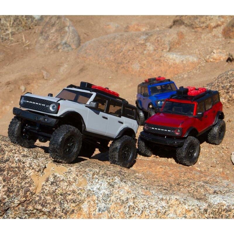 AXIAL SCX24 2021 Ford Bronco 4WD Truck Brushed RTR 1/24 Grå - 6