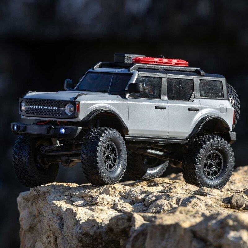 AXIAL SCX24 2021 Ford Bronco 4WD Truck Brushed RTR 1/24 Grå - 2