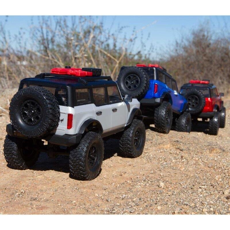 AXIAL SCX24 2021 Ford Bronco 4WD Truck Brushed RTR 1/24 Grå - 5