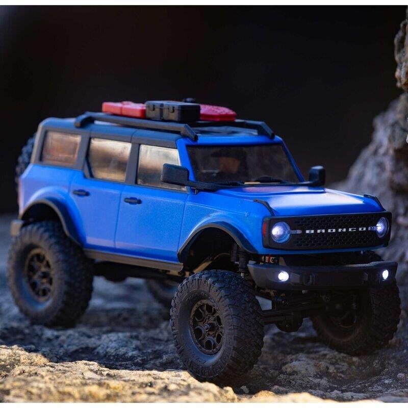AXIAL SCX24 2021 Ford Bronco 4WD Truck Brushed RTR 1/24 Blå - 13