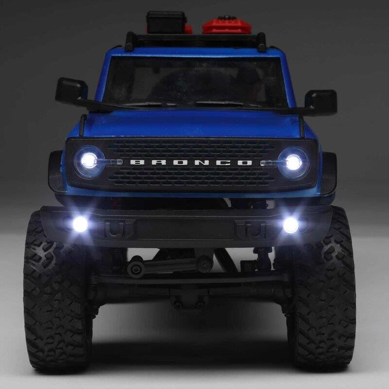 AXIAL SCX24 2021 Ford Bronco 4WD Truck Brushed RTR 1/24 Blå - 5