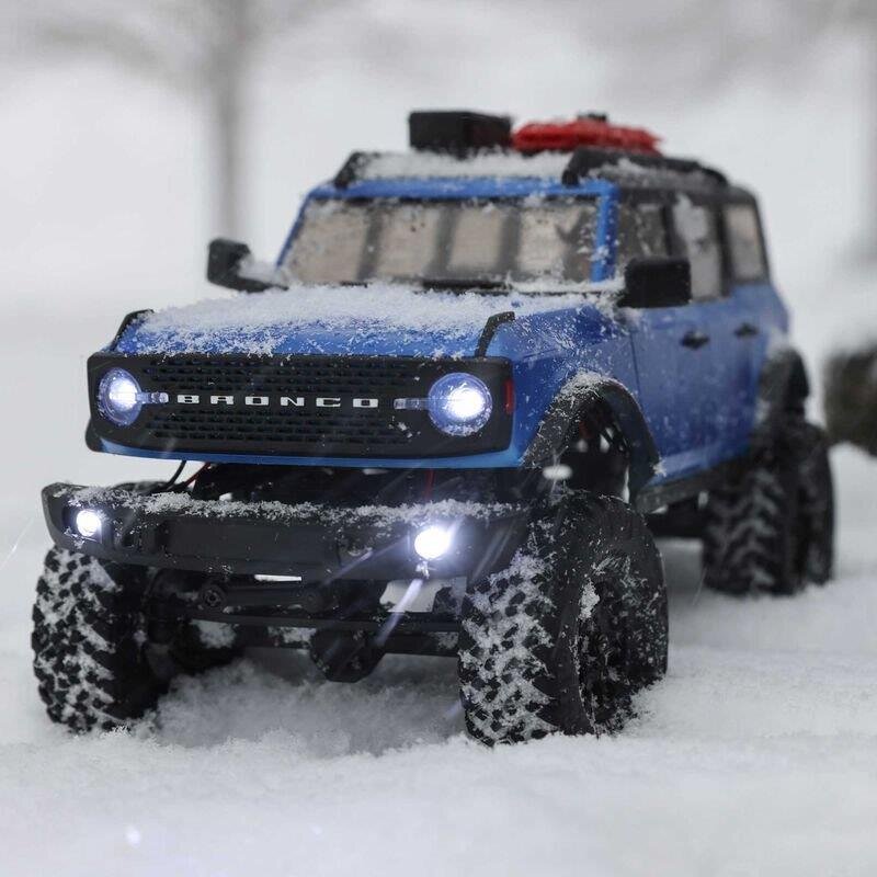 AXIAL SCX24 2021 Ford Bronco 4WD Truck Brushed RTR 1/24 Blå - 17