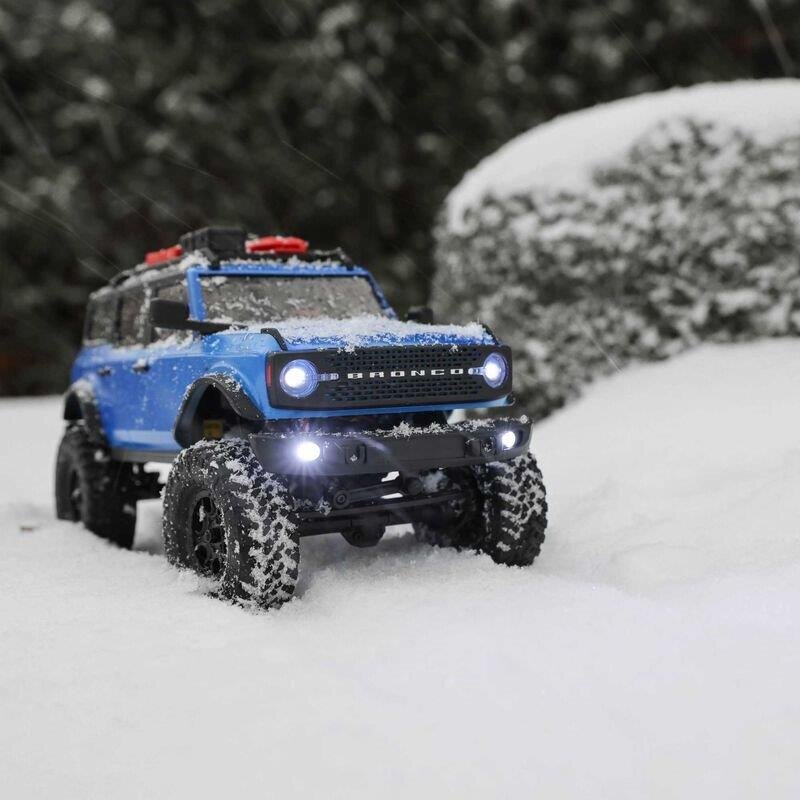 AXIAL SCX24 2021 Ford Bronco 4WD Truck Brushed RTR 1/24 Blå - 11