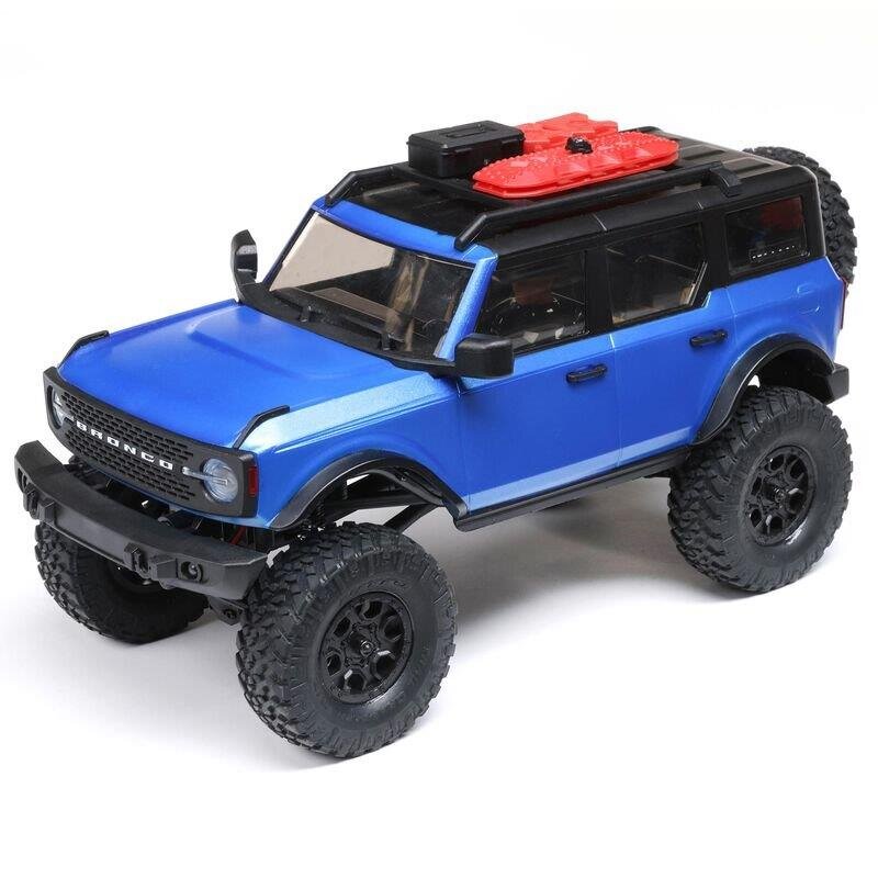 AXIAL SCX24 2021 Ford Bronco 4WD Truck Brushed RTR 1/24 Blå