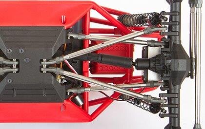 Capra 1.9 4WS Currie Unlimited Trail Buggy RTR Red - 6