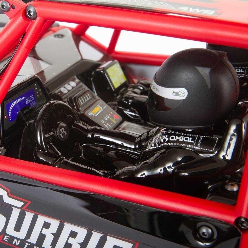 Capra 1.9 4WS Currie Unlimited Trail Buggy RTR Red - 18