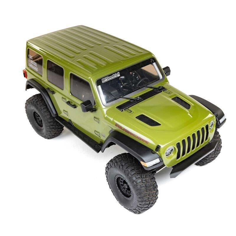 1/6 SCX6 Jeep JLU Wrangler 4WD Crawler RTR: Green - 29