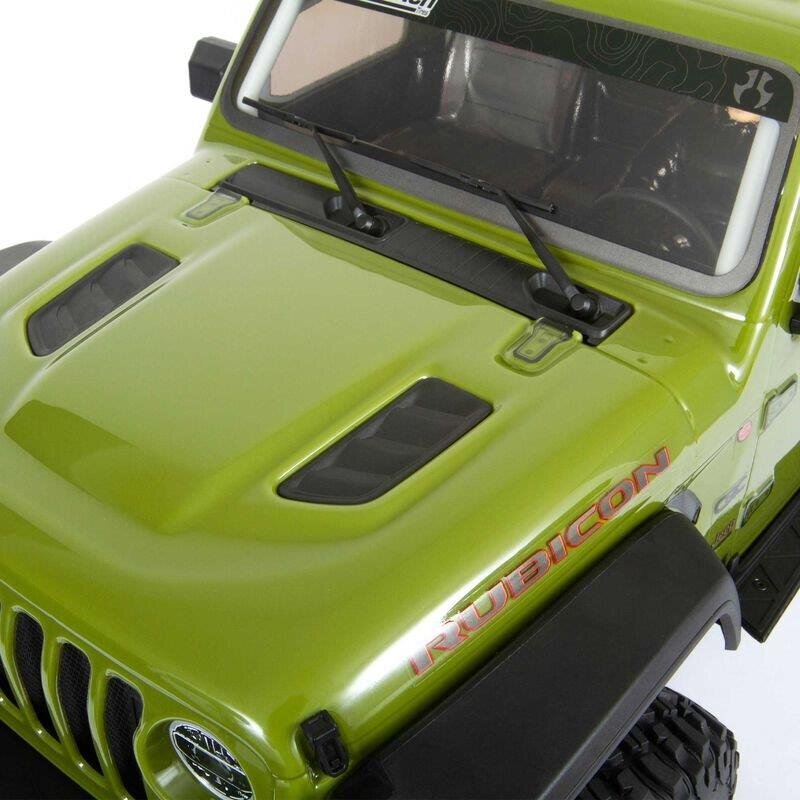 1/6 SCX6 Jeep JLU Wrangler 4WD Crawler RTR: Green - 14