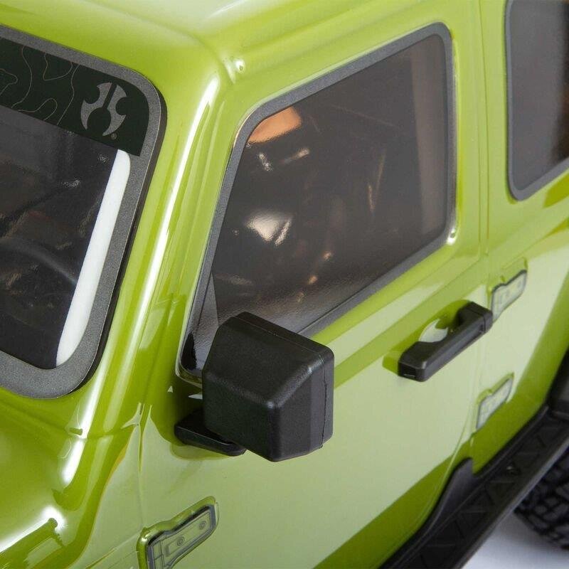 1/6 SCX6 Jeep JLU Wrangler 4WD Crawler RTR: Green - 12