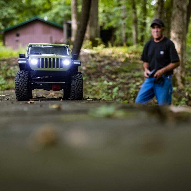 1/6 SCX6 Jeep JLU Wrangler 4WD Crawler RTR: Green - 28