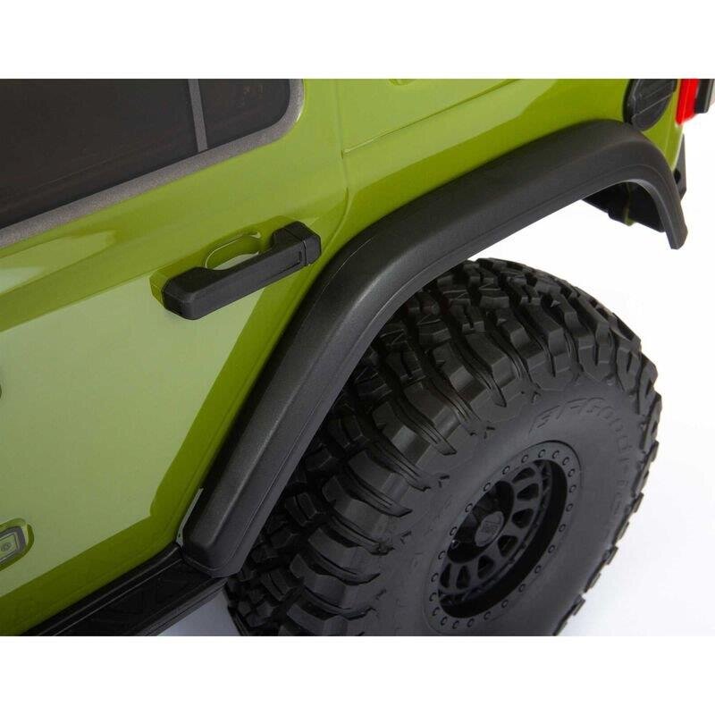 1/6 SCX6 Jeep JLU Wrangler 4WD Crawler RTR: Green - 15