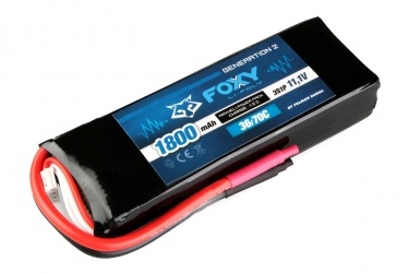 FOXY G3 Li-Pol 1800mAh/11.1V 40/80C Air pack - 6