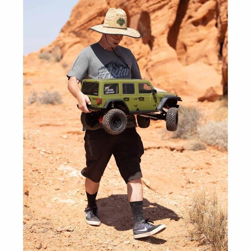 1/6 SCX6 Jeep JLU Wrangler 4WD Crawler RTR: Silver - 25