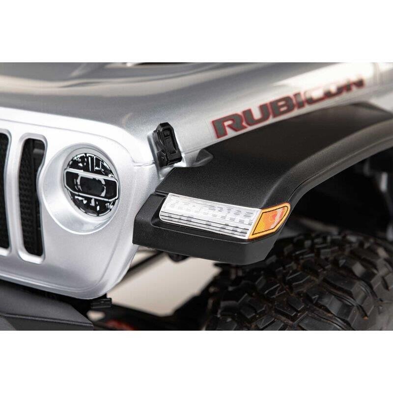 1/6 SCX6 Jeep JLU Wrangler 4WD Crawler RTR: Silver - 12