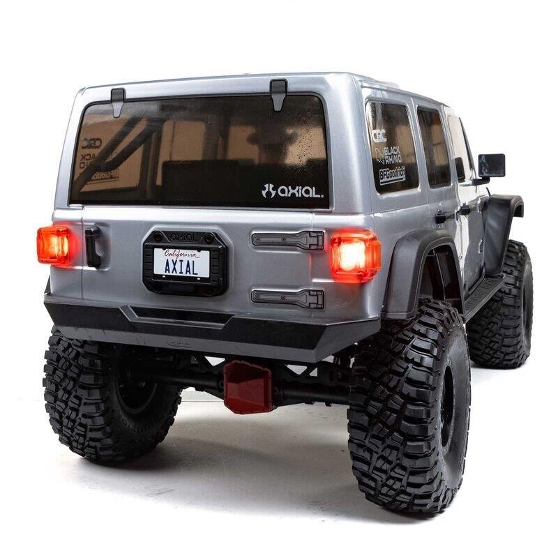 1/6 SCX6 Jeep JLU Wrangler 4WD Crawler RTR: Silver - 9