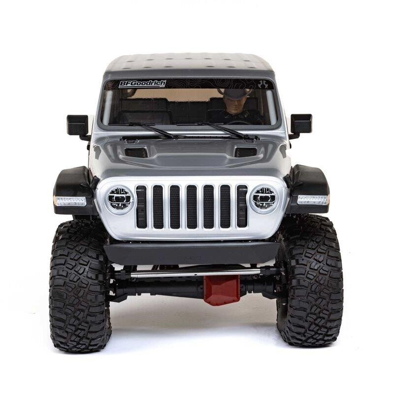 1/6 SCX6 Jeep JLU Wrangler 4WD Crawler RTR: Silver - 7
