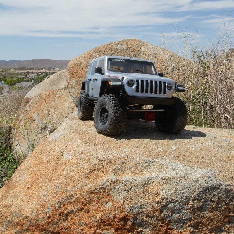 1/6 SCX6 Jeep JLU Wrangler 4WD Crawler RTR: Silver - 28