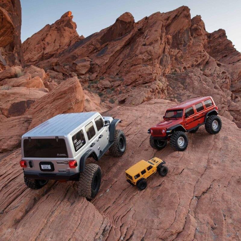 1/6 SCX6 Jeep JLU Wrangler 4WD Crawler RTR: Silver - 26