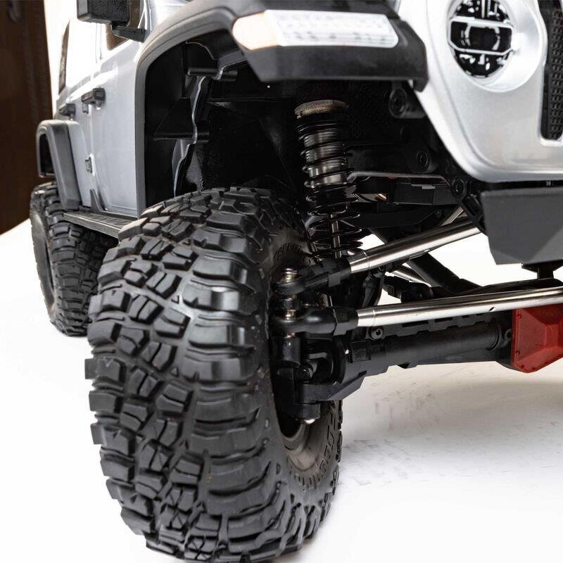 1/6 SCX6 Jeep JLU Wrangler 4WD Crawler RTR: Silver - 14