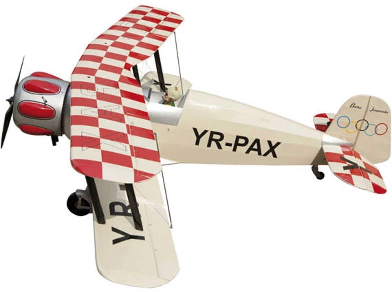 Seagull Bücker Bü-133 Jungmeister 1650mm 20-22cc ARF - 4