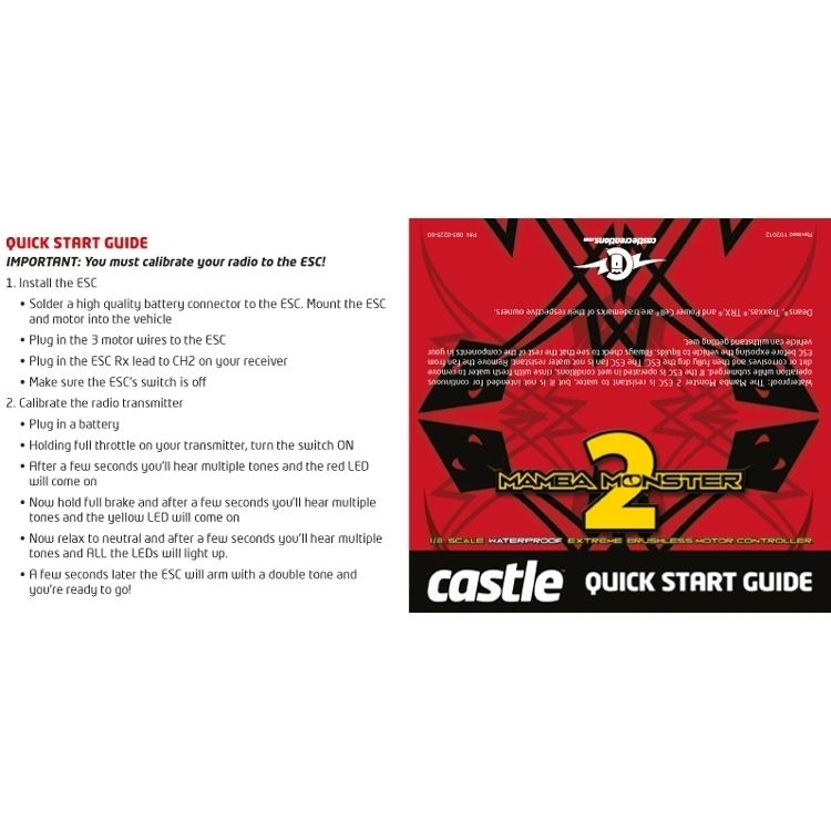 Castle Creations MAMBA MONSTER-2 1:8 25V ESC Vattentät - 3