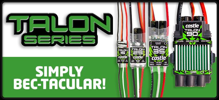 Castle Creations TALON 25 - 2S-6S 25A 5A-BEC ESC - 3
