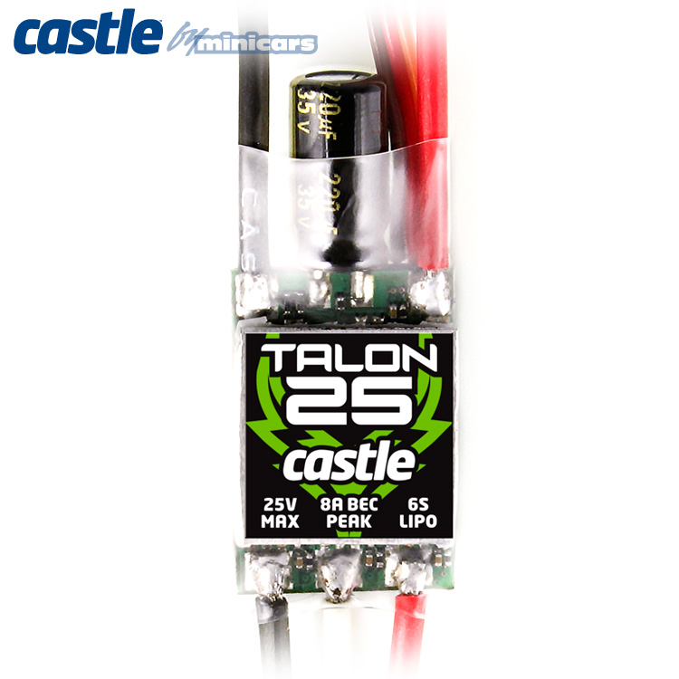 Castle Creations TALON 25 - 2S-6S 25A 5A-BEC ESC