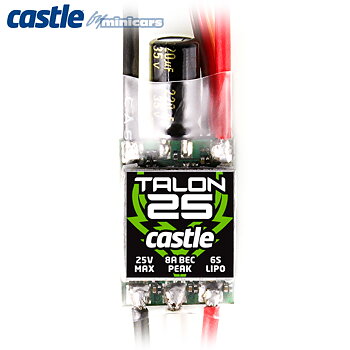 Castle Creations TALON 25 - 2S-6S 25A 5A-BEC ESC