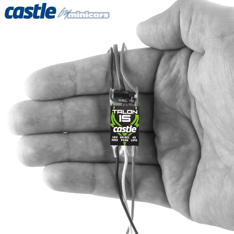 Castle Creations TALON 15 - 2-4S 15A 3A-BEC ESC - 3