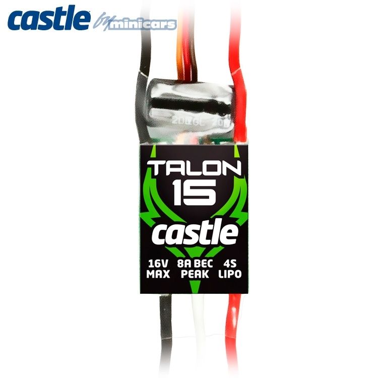 Castle Creations TALON 15 - 2-4S 15A 3A-BEC ESC