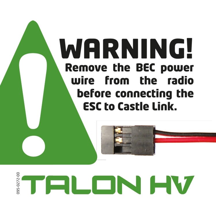 Castle Creations TALON 120HV 120A  12S ESC w/20A BEC - 2