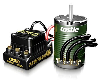 Castle SIDEWINDER 4 12.6V ESC WP Combo 1410-3800KV Sens M