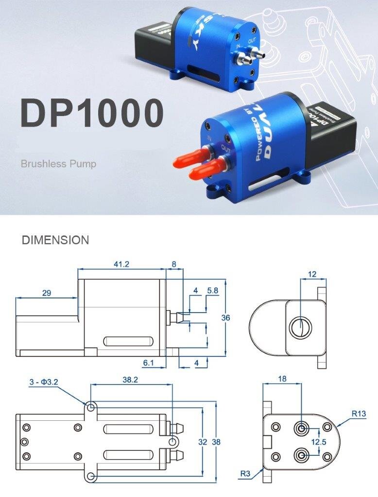 RökPump för rökvätska Borstlös - 5