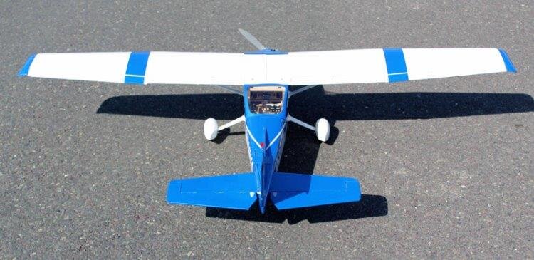 Seagull Cessna Turbo Skylane 182 1725mm 46-55 ARF Pearl Blå - 3