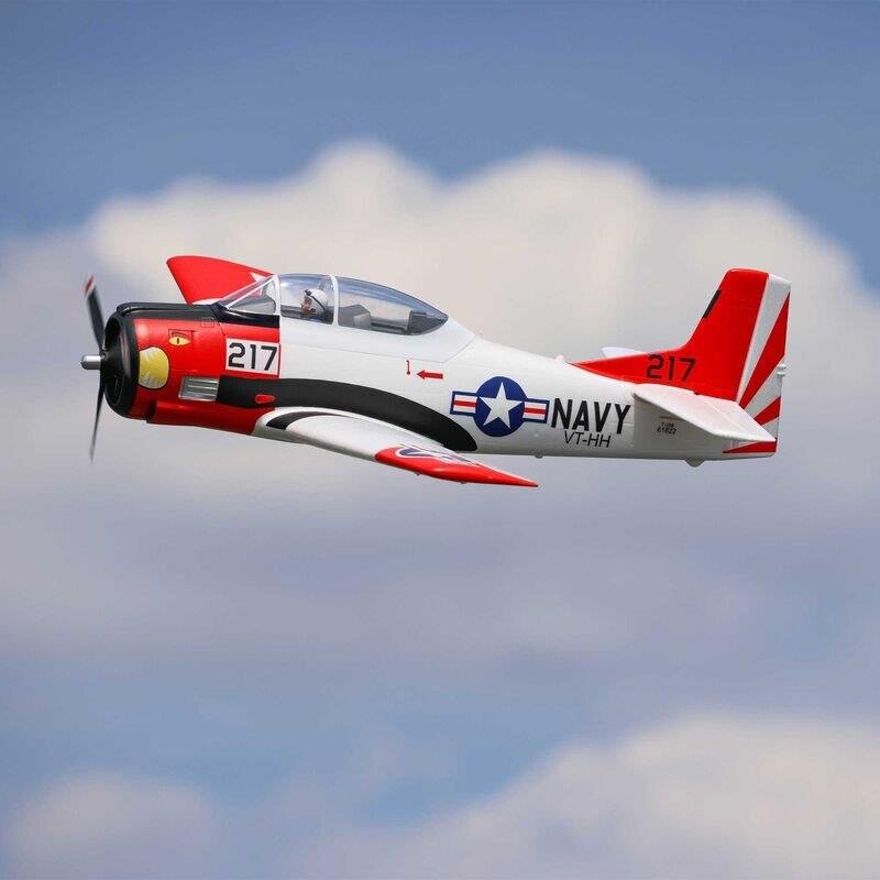 E-FLITE T-28 TROJAN 1.2M BNF BASIC with Smart AS3X 120CM - 13