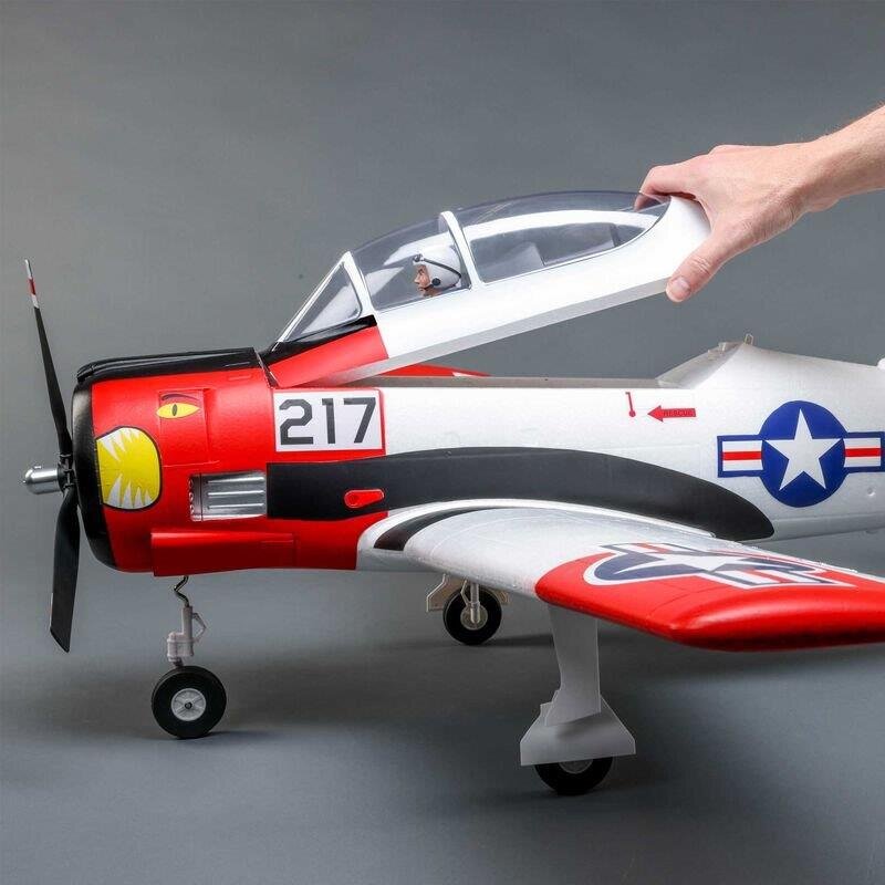 E-FLITE T-28 TROJAN 1.2M BNF BASIC with Smart AS3X 120CM - 12