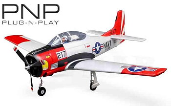 E-FLITE T-28 TROJAN 1.2M PNP BASIC with Smart 120CM