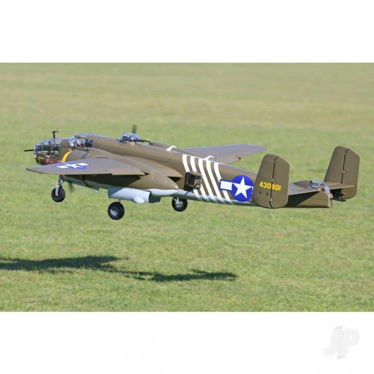 Seagull Mitchell B-25 20cc 2412mm med Infällbara Landställ ARF - 4