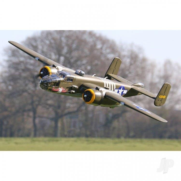 Seagull Mitchell B-25 20cc 2412mm med Infällbara Landställ ARF - 5