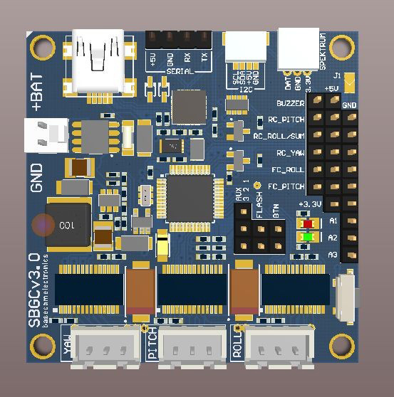 Alexmos styrelektronik V3.0 32 bitars USB/ 3 -axlig.