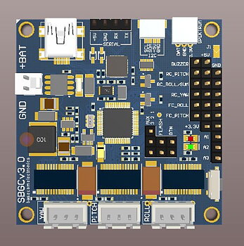 Alexmos styrelektronik V3.0 32 bitars USB/ 3 -axlig.
