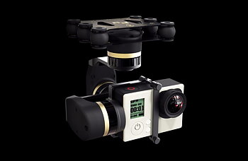 GOPRO FeiYu MINI 3D 3-Axlig  borstlös kamera gimbal i alu.