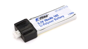 70mAh 1S 3.7V 14C LiPo Battery