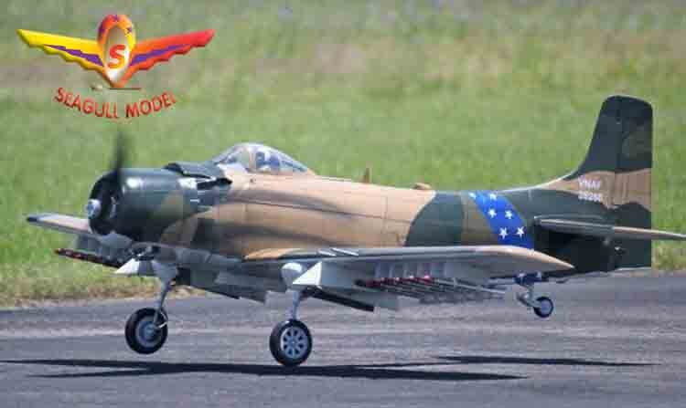 Seagull Skyraider 35-60cc Bensin 2.15m ARF utan Klädsel - 2