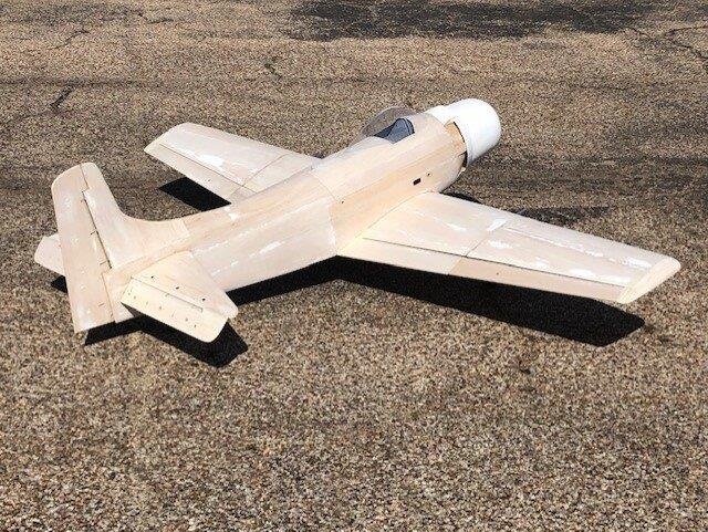 Seagull Skyraider 35-60cc Bensin 2.15m ARF utan Klädsel