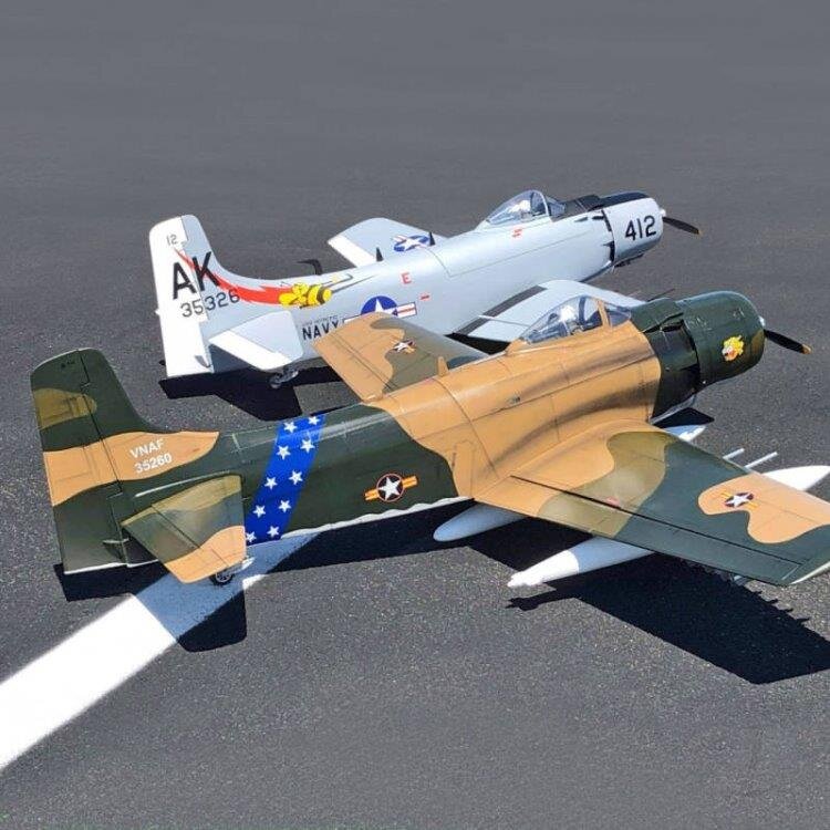 Seagull Skyraider 35-60cc Bensin 2.15m ARF utan Klädsel - 4